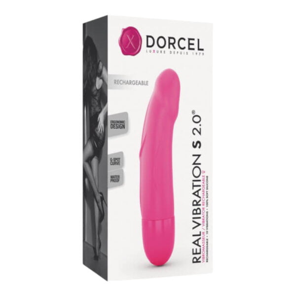 Dorcel Real Vibration S 2.0 - akumulátorový vibrátor (růžový)