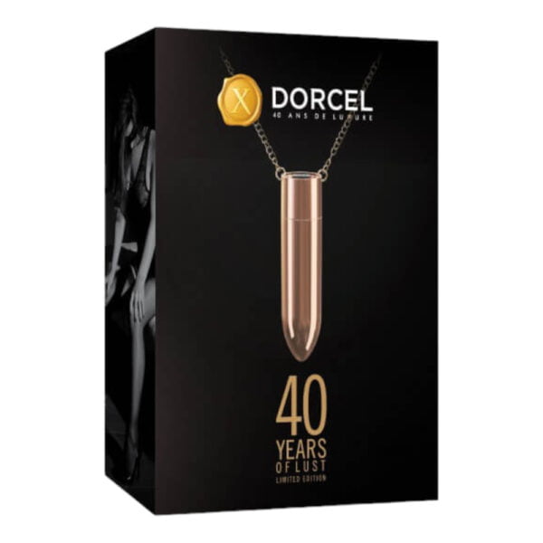 Dorcel - vodotěsný náhrdelníkový vibrátor (rosegold)