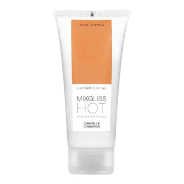 Mixgliss Hot - hřejivý lubrikant na vodní bázi - skořice (70 ml)