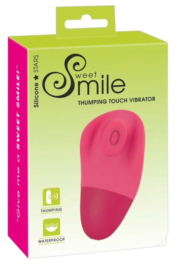 SMILE Thumping Touch - akku pulzující klitorisový vibrátor (růžový)