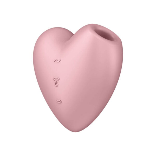 Satisfyer Cutie Heart - akumulátorový tlakový stimulátor klitorisu (růžový)