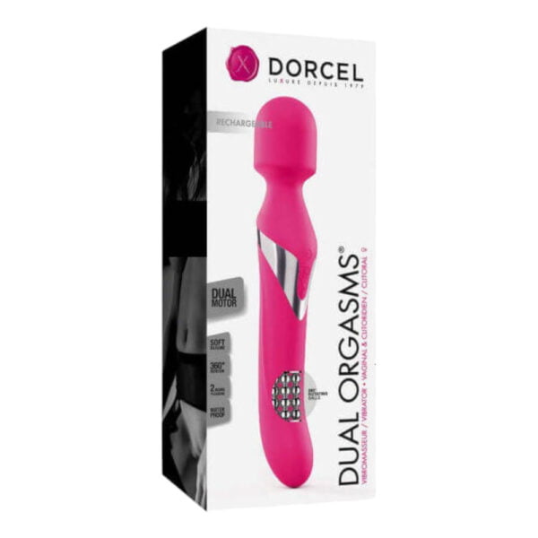 Dorcel Dual Orgasms - 2v1 růžový masážní vibrátor