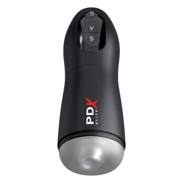 PDX Suck-O-Matic - dobíjecí automatický masturbátor (černý)