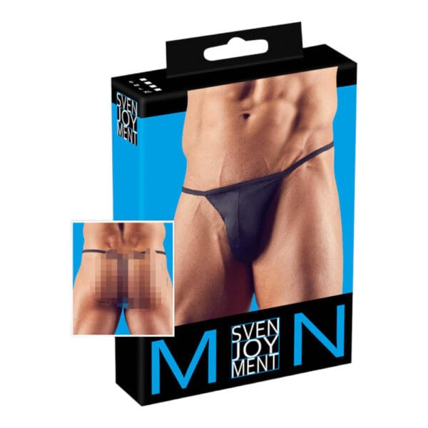 Svenjoyment Mini String black - pánske tangá (čierne) - M