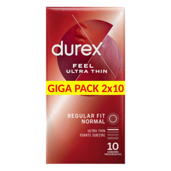 Durex Feel Ultra Thin - kondom Ultra Life (2x10ks)