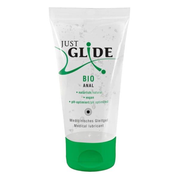 Just Glide Bio ANAL - veganský lubrikační gel na vodní bázi (50 ml)