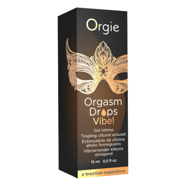 Orgie Orgasm Drops Vibe - stimulační intimní gel pro ženy (15 ml)