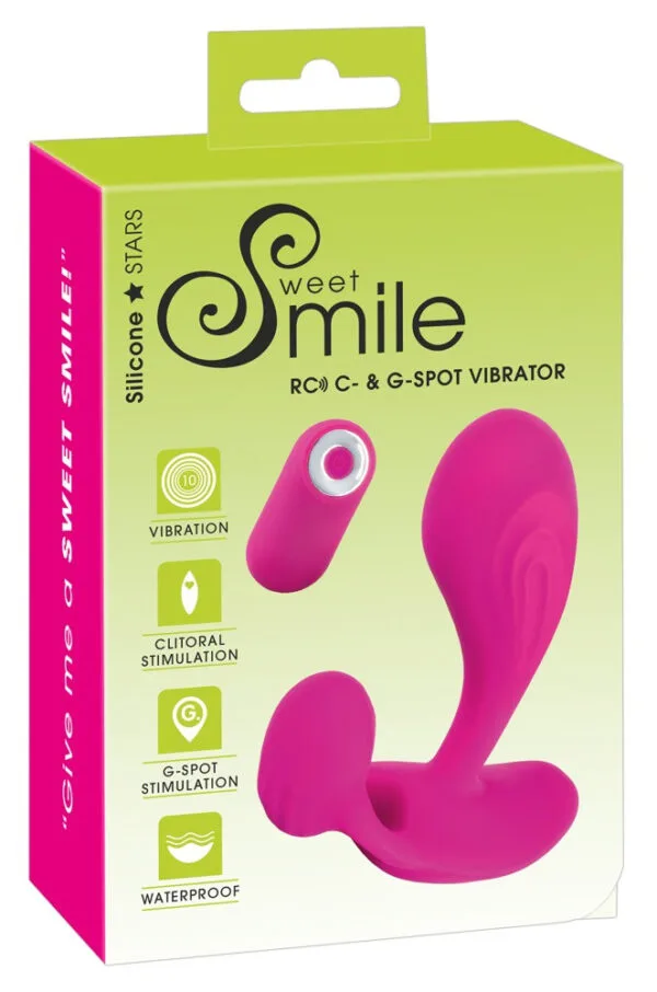 SMILE RC - akumulátorový G-bod vibrátor (růžový)