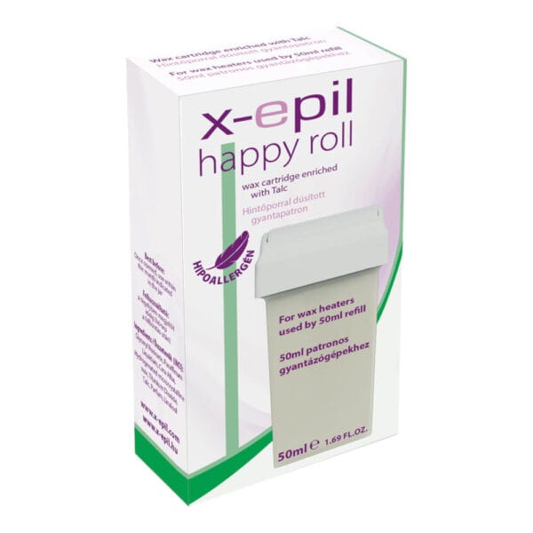 X-Epil Happy Roll - depilační patrona (50 ml) - hypoalergenní