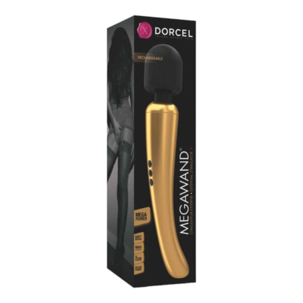 Dorcel Megawand - nabíjecí masážní vibrátor (zlatý)