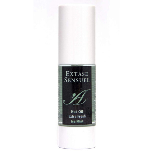 Extase Sensuel - chladivý a zklidňující masážní olej - máta (30 ml)