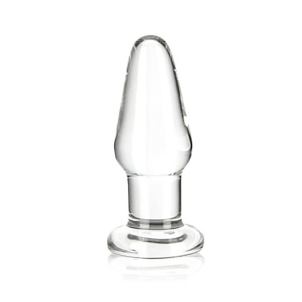 GLAS - klasické skleněné anální dildo 8