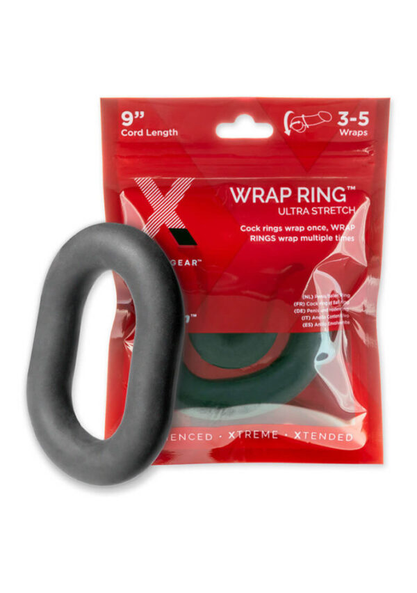 Perfect Fit Ultra Wrap 9 - kroužek na penis - černý (22 cm)