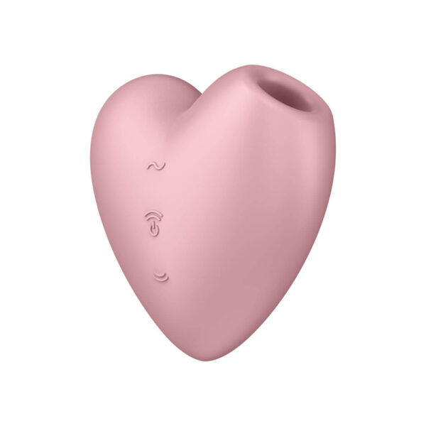 Satisfyer Cutie Heart - nabíjecí stimulátor klitorisu se vzduchovou vlnou (růžový)