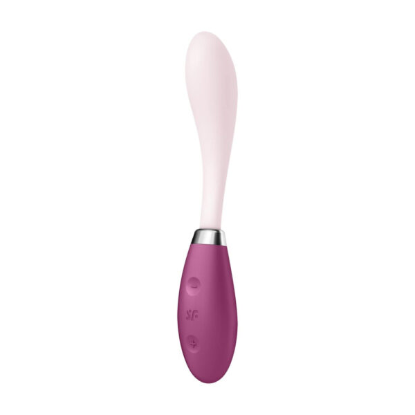 Satisfyer G-Spot Flex 3 - dobíjecí vibrátor pro bod G (růžová a vínová)