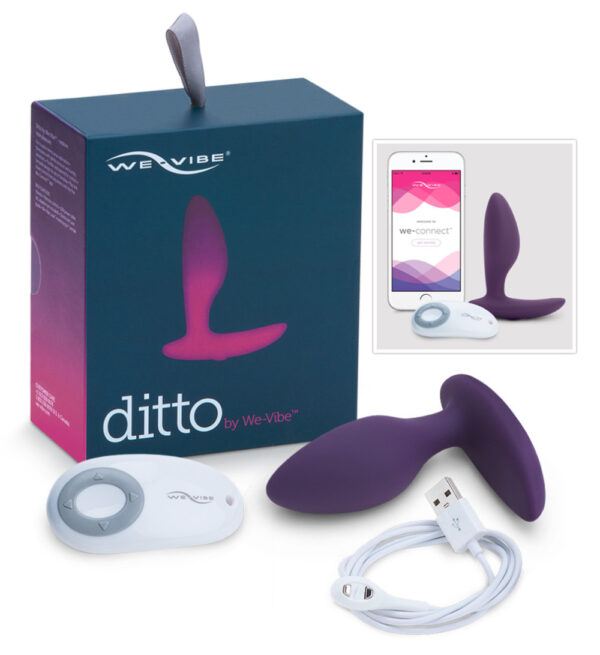 We-Vibe Ditto – nabíjecí anální vibrátor (fialový)