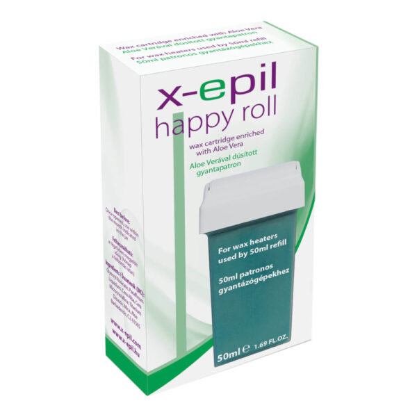 X-Epil Happy Roll - pryskyřicová kazeta (50 ml) - aloe vera