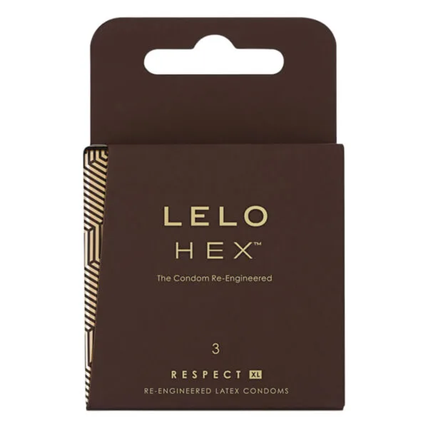 LELO Hex Respect XL - luxusní kondom (3 ks)