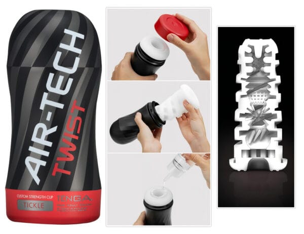 TENGA Air Tech Twist Tickle - masturbátor pro muže