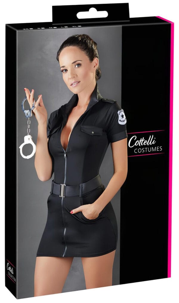 Cottelli Police - sexy policistka kostým (černý)