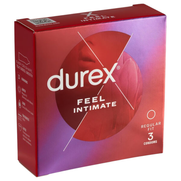 Durex Feel Intimate - tenkostěnné kondomy (3 ks)