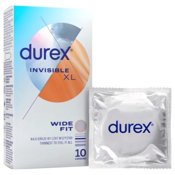 Durex Invisible XL - extra velké kondomy (10 ks)