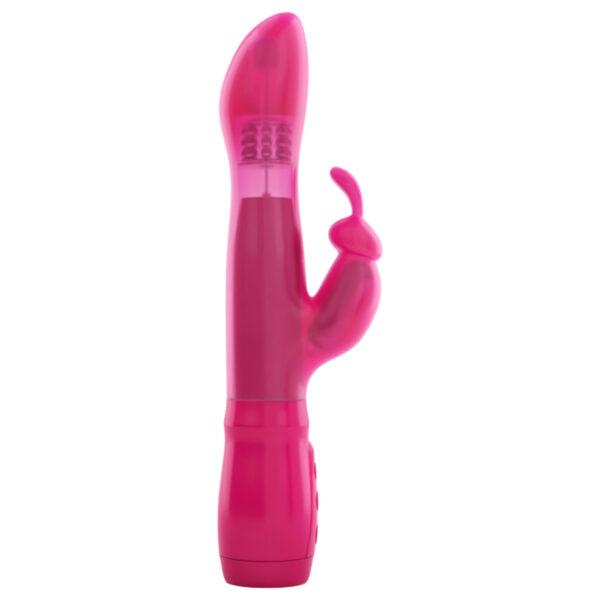 Dorcel Furious Rabbit - růžový vibrátor s klitorálním ramenem