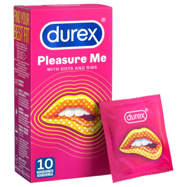 Durex Pleasure Me - vroubkované kondomy (10 ks)