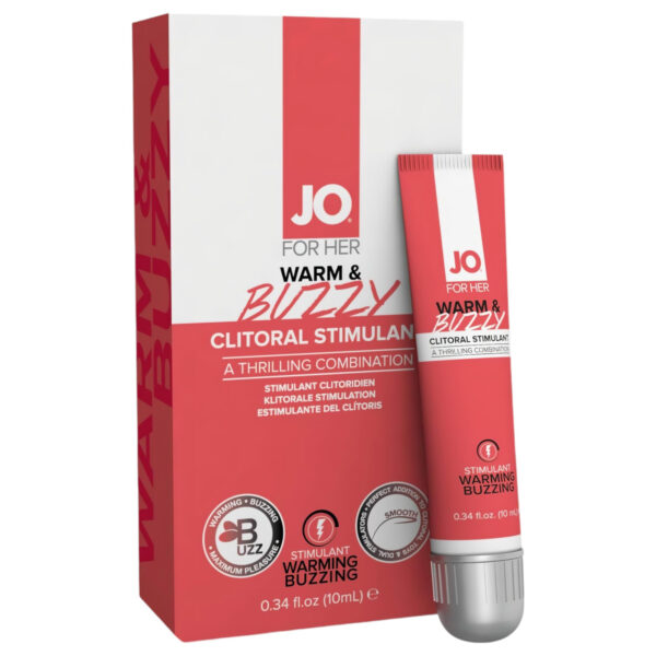 JO WARM & BUZZY - stimulační gel pro klitoris (10ml)