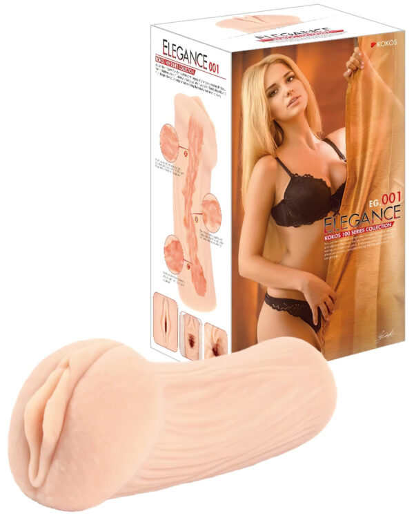 Kokos Elegance 01 - realistický masturbátor vagíny (přírodní)