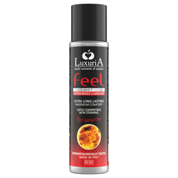 LuxuriA Feel Hot - hřejivý lubrikační gel (60 ml)