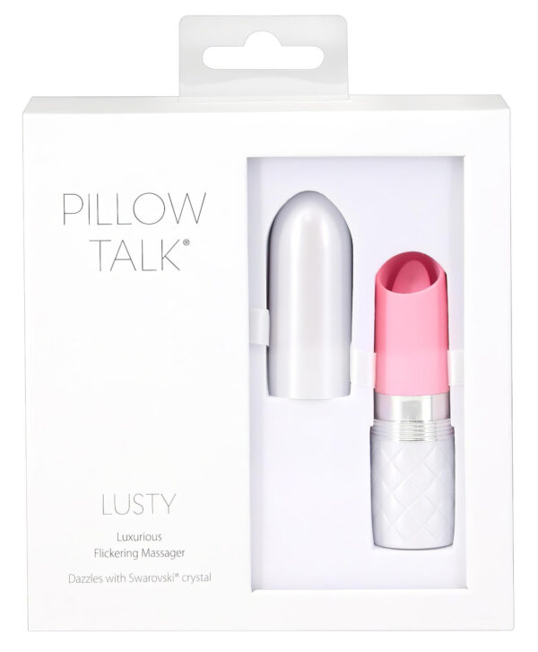 Pillow Talk Lusty - akumulátorový jazýčkový vibrátor (růžový)