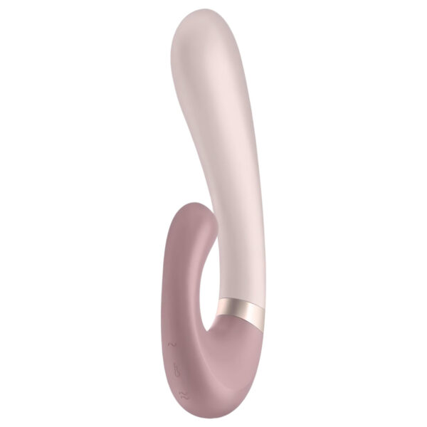 Satisfyer Heat Wave - chytrý vyhřívaný vibrátor s ramenem (béžový)