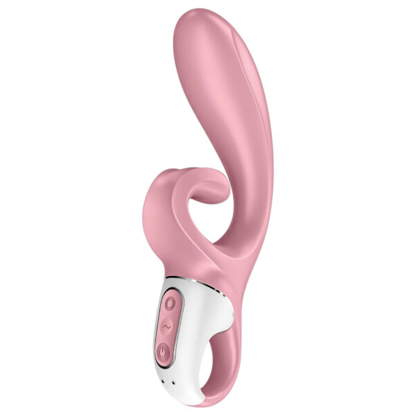 Satisfyer Hug Me - chytrý vibrátor s ramenem pro klitoris (růžová)