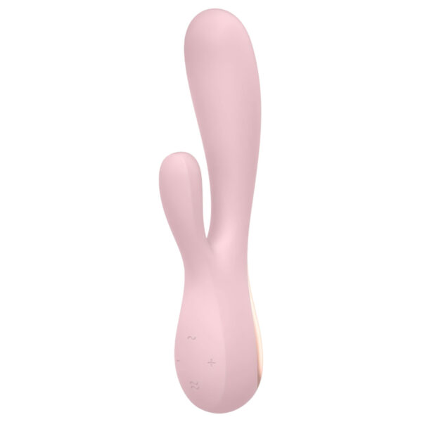 Satisfyer Mono Flex - chytrý vodotěsný vibrátor (světle růžový)