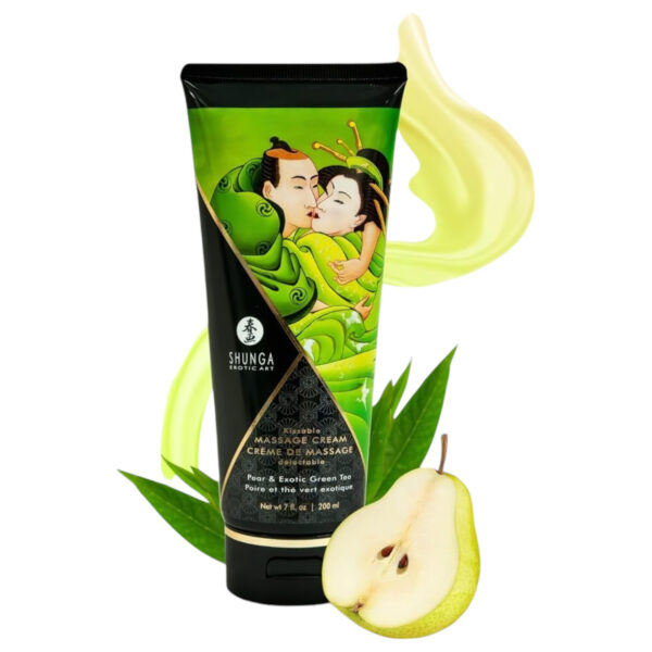 Shunga - masážní krém - hruška (200ml)