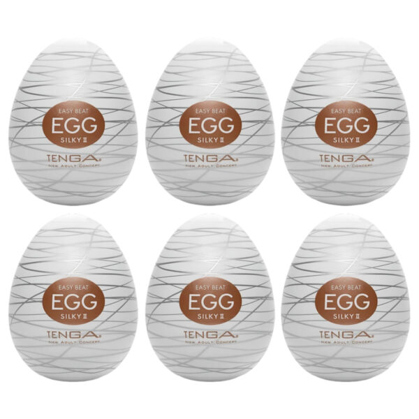 TENGA Egg Silky II - masturbační vajíčko (6 ks)