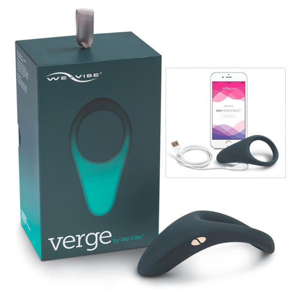 We-Vibe Verge - šedý nabíjecí vibrační kroužek na penis