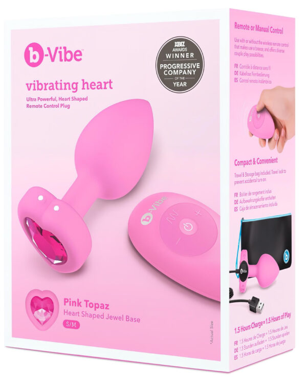 b-vibe heart - dobíjecí