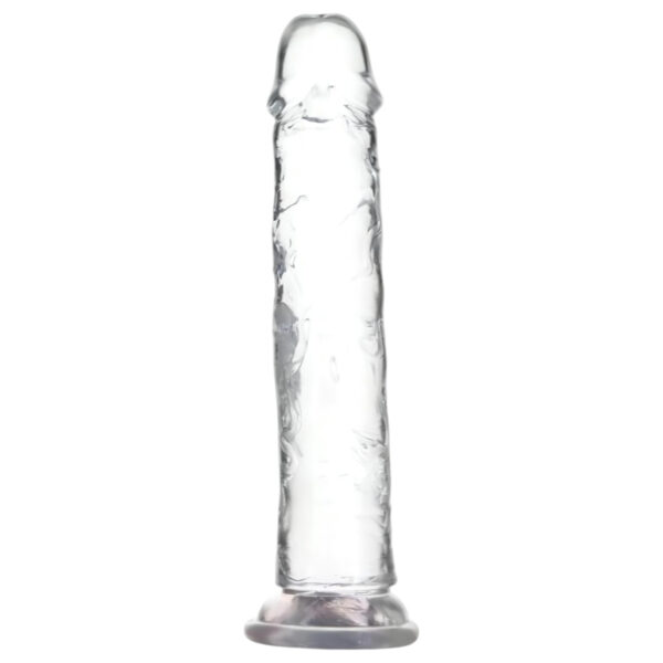 Addiction Crystal - stojací dildo (průhledné) - 20cm