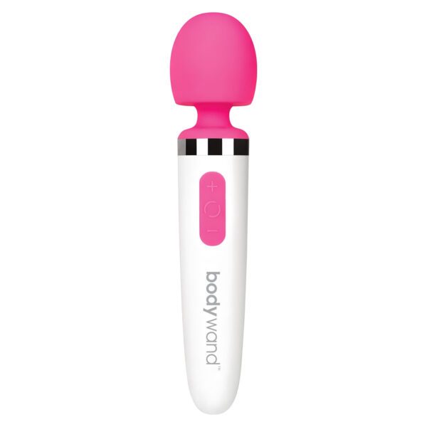 Bodywand Aqua Mini - masážní vibrátor (bílo-růžový)