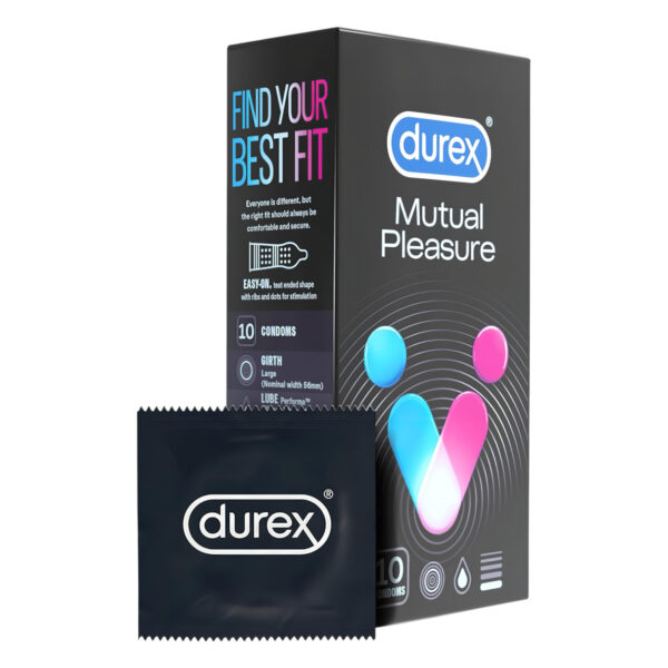 Durex Mutual Pleasure - kondomy pro delší potěšení (10 ks)