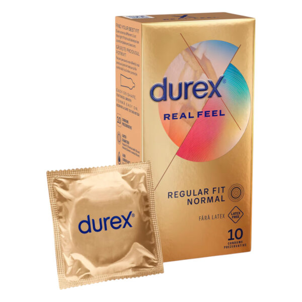 Durex Real Feel - kondomy bez latexu (10ks)