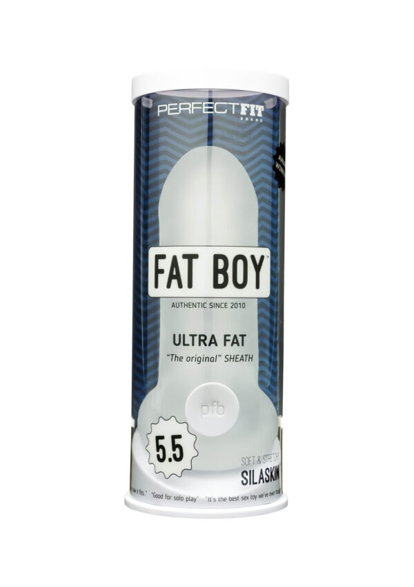 Fat Boy Ultra Fat - návlek na penis (15cm) - mléčně bílý