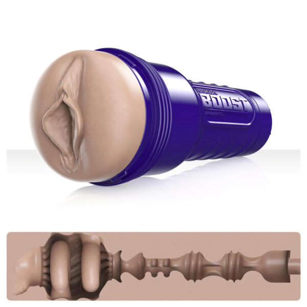 Fleshlight Boost Bang - realistická vagína masturbátor (naturální)