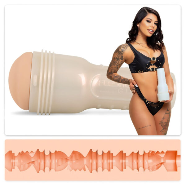 Fleshlight Gina Valentina realistická vagína (přírodní)