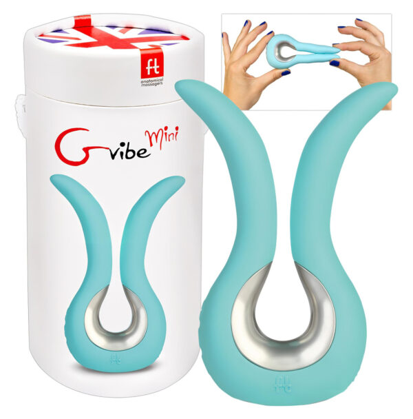 G-vibe Mini - silikonový vibrátor USB (máta)