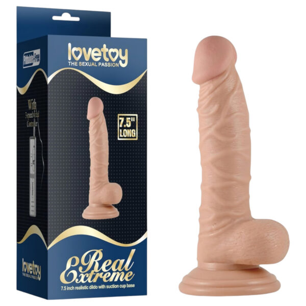 Lovetoy Real Extreme - dildo s přísavkou