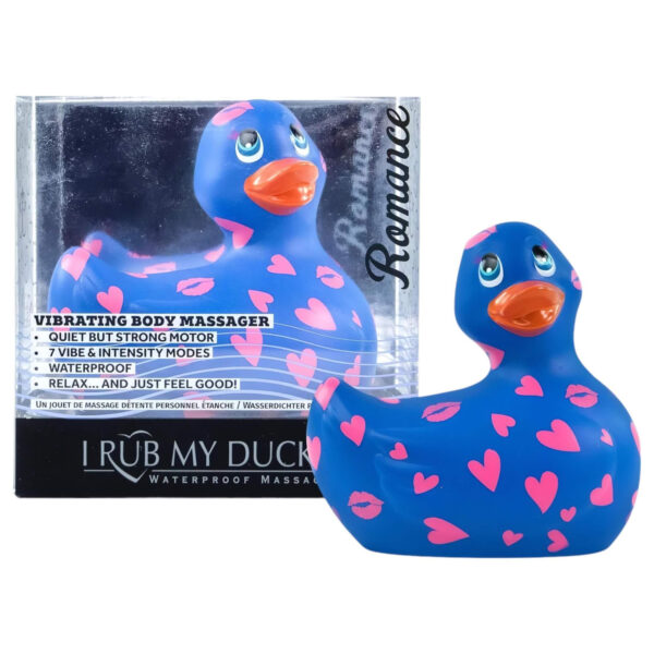 My Duckie Romance 2.0 - vodotěsný klitorální vibrátor (modro-růžový)