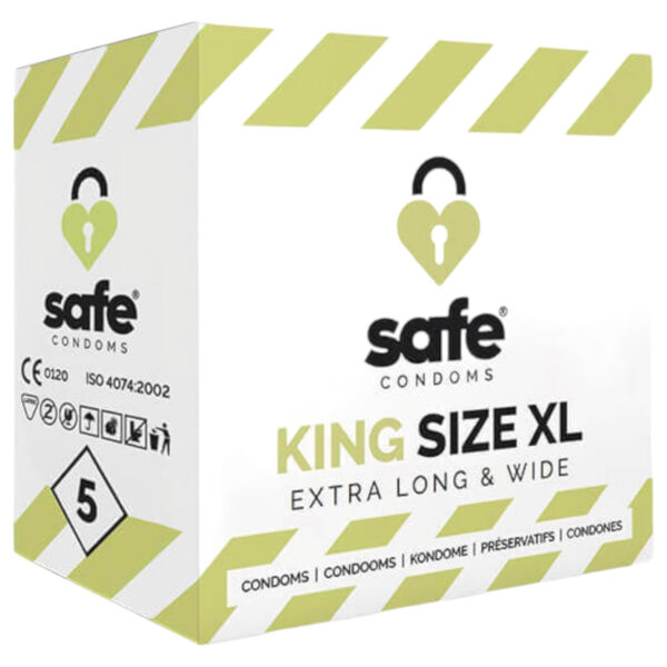 SAFE King Size XL - extra velké kondomy (5ks)